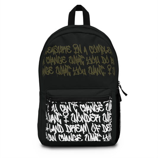 Graffiti Script Backpack